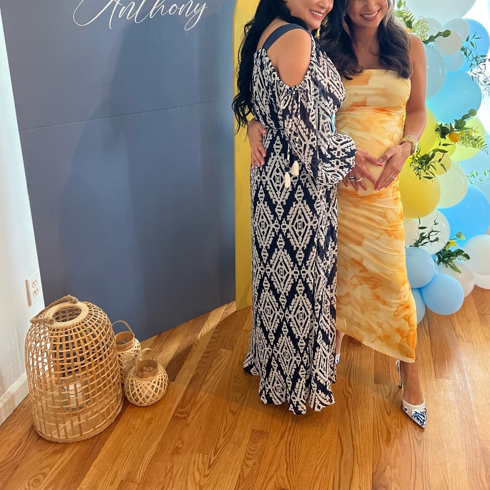 Navy Tory Burch Wrap Dress. Worn once